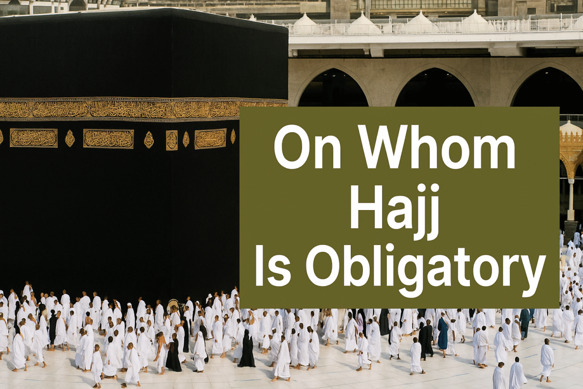 Why Hajj is obligatory