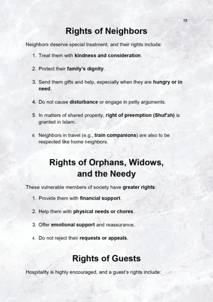 Muslim Rights In Islam Page 01